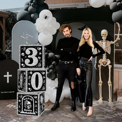 Death to My 20s 30th Birthday Balloon Boxes, Paper and Plastic, Includes 3 Pcs - Image 6