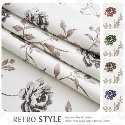 Beauoop Floral 100% Blackout Curtains - Image 8