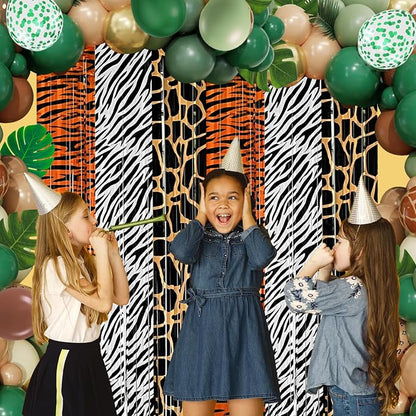Jungle Safari Balloon Arch Garland Kit Birthday Party Decorations | Animal - Image 7