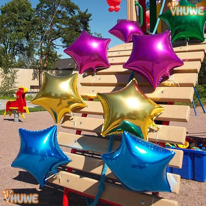 Blue Star Balloons 18 Inch - Image 4
