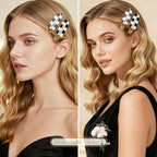 20PCS Bridesmaid Hair Clips No Bend Hair Clips Bridesmaid Hair Accessories Gifts Makeup Creaseless Glitter Hair Clip for Bride Women Girls(20Pcs/10Cards)