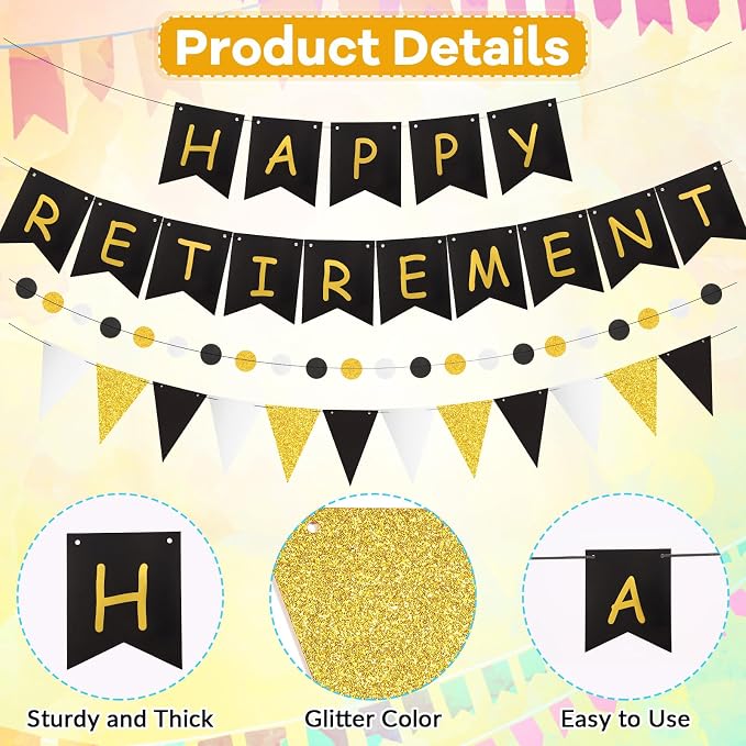 Happy Retirement Banner - Image 5