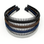 Women's Fashion Headbands teeth comb hair bands Comfy hair accessories Non-slip hair hoop(4 Colors)