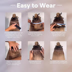 Full Shine Tape in Hair Extensions Human Hair Color 2 Dark Brown Wide Double Sided Tape Long Weft Remy Human Hair Tape in Extensions Genius Weft Hair Extensions 22Inch 50G One Piece for Thinning Hair