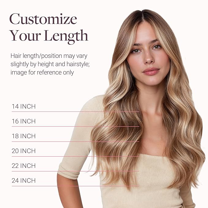 GOO GOO Tape in Hair Extensions Human Hair, #4H Light Chocolate Brown, 24inch 50g 20pcs, Skin Weft Seamless Invisible, Silky Straight with Thick Ends, Remy Human Hair