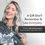 SRILabs DryQ ‘Smart’ Hair Dryer – Super Lightweight, Foldable – Powerful, Quiet Motor – Infrared & Ionic Technology – 3 Magnetic Attachments – Heat Control with Locking Switch