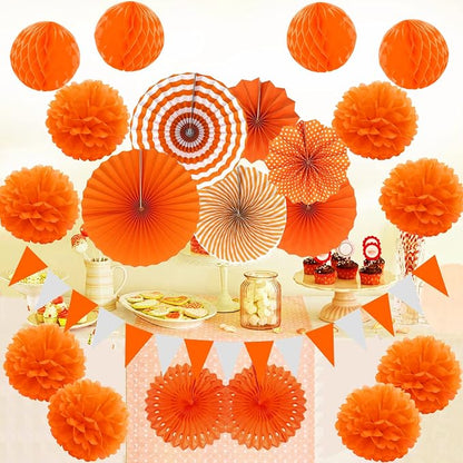 Party Decoration, Garlands String Polka Dot and Triangle Bunting Flags - Image 7