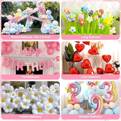Balloon Pump Electric Air Pump for Long Balloon Inflator Blower Machine for - Image 5