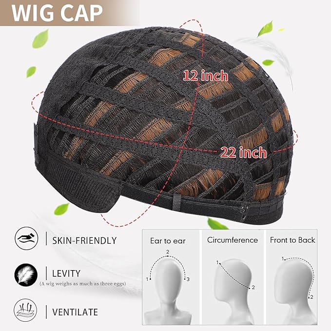 Nnzes Short Wavy Bob Wig with Bangs for Women Shoulder Length Curly Dark Brown with Purple Synthetic Heat-Resistant Fiber Hair for Daily & Party Use
