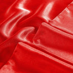 Aormenzy Satin Pillow Cases for Women King Size Set of 2, Red Satin Pillowcase for Hair with Envelope Closure Silky Pillow Covers Wrinkle, Fade Resistant (20x40 Inches)