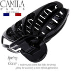 Camila Paris CP3053 French Hair Clip for Women Thick Hair for Long Curly Wavy Hair, Black, Girls Hair Claw Clips Fashion Styling Hair Accessories for Women, Strong Hold No Slip Grip, Made in France