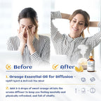 HIQILI 30ML Sweet Orange Essential Oil - Pure and Natural for Diffuser, Skin - 1 Fl Oz