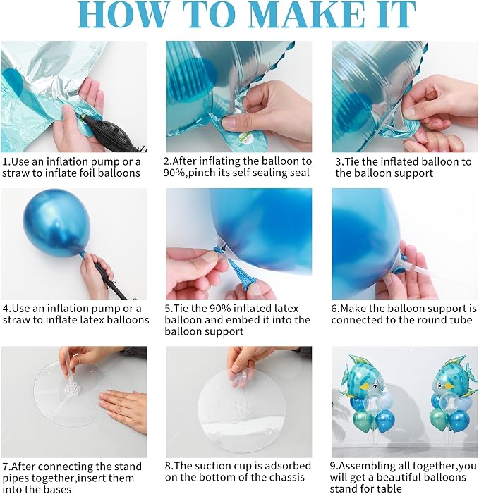 Tropical Fish Balloon Stand Kit - Image 4