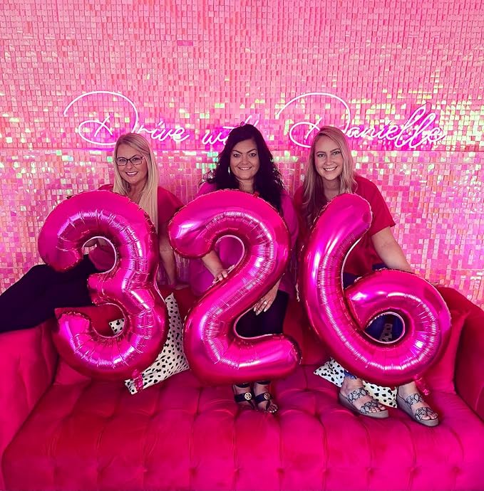 Hot Pink 13 Balloon - Image 4