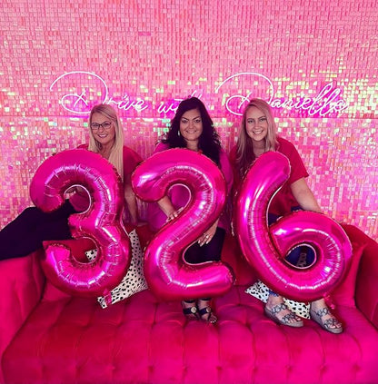 Hot Pink 13 Balloon - Image 4
