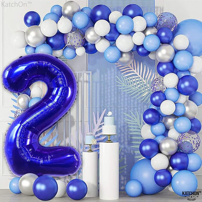 KatchOn Royal Blue 2 Balloon 40 Inch | Royal Blue Number Balloons 2, Baby Shark - Image 8