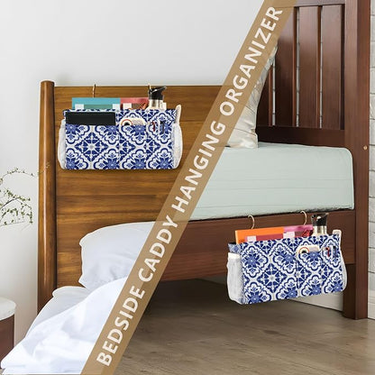 Bedside Caddy Hanging Bunk Bed Caddy Bed Organizer Hanging Pocket - Image 7