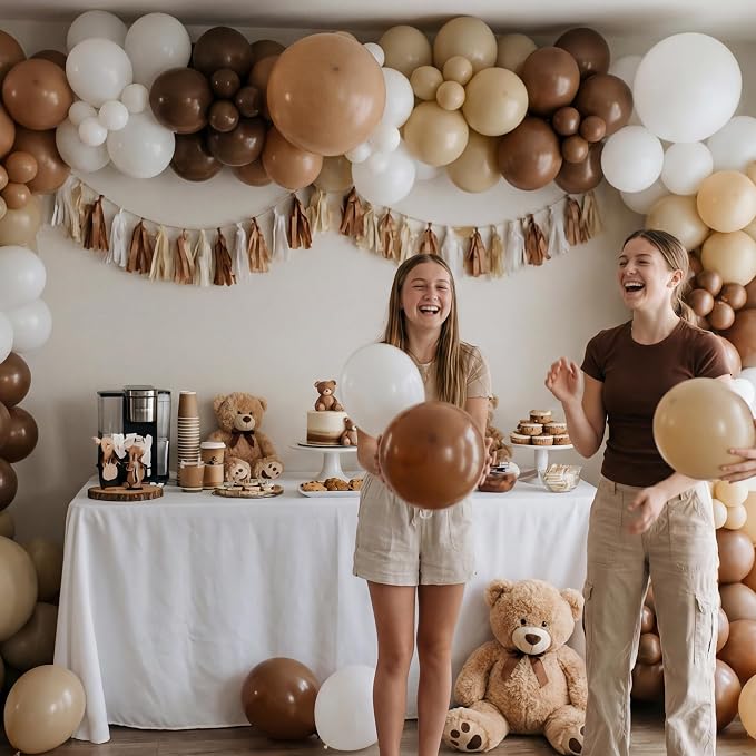 Brown Balloons, Baby Shower, Anniversary, Graduation, Wedding Decorations - Image 9