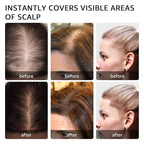 Instantly Hairline powder, Root touch up hair color for gray coverage, hair powder for women men bald spot loss and thin concealing（Dark Brown)