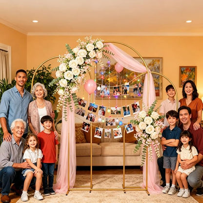 Arch Backdrop Stand 7.2FT+6.6FT+6FT Arcos para Decoracion De Fiestas Balloon - Image 9