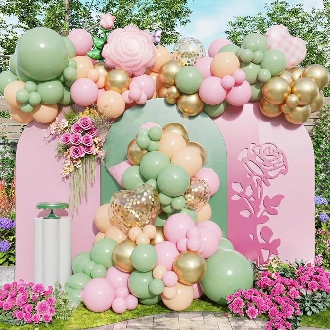 Pink and Green Balloons - Image 6