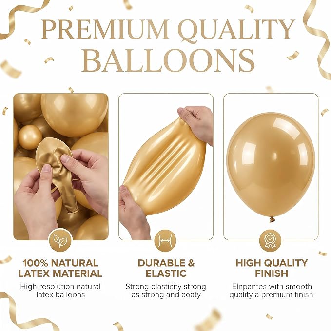 Black Gold Balloon Column Kit - Image 6