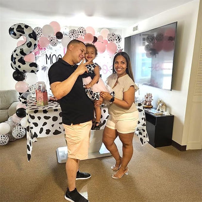 40 Inch Number 9 Balloons for Boys, Cow Print Giant 9th Birthday Party Number - Image 5