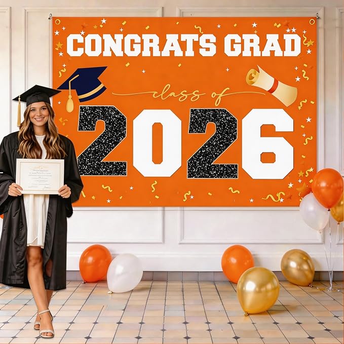 Class of 2026 Graduation Banner 47x67" by ATFUNSHOP