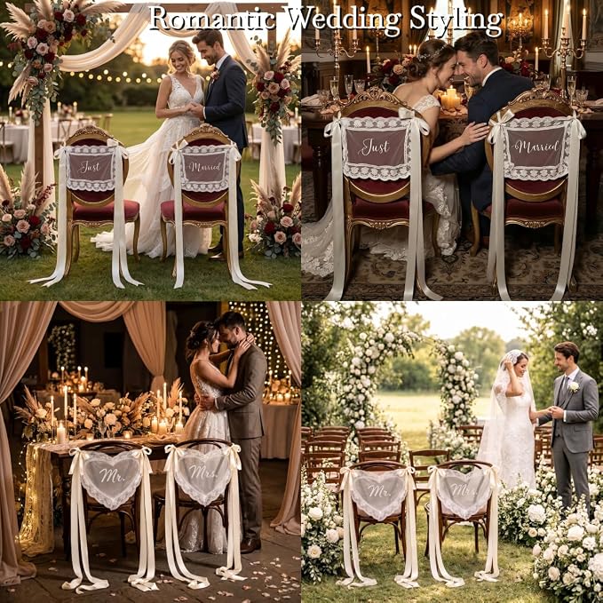 Personalized Wedding Chair Signs - Image 3