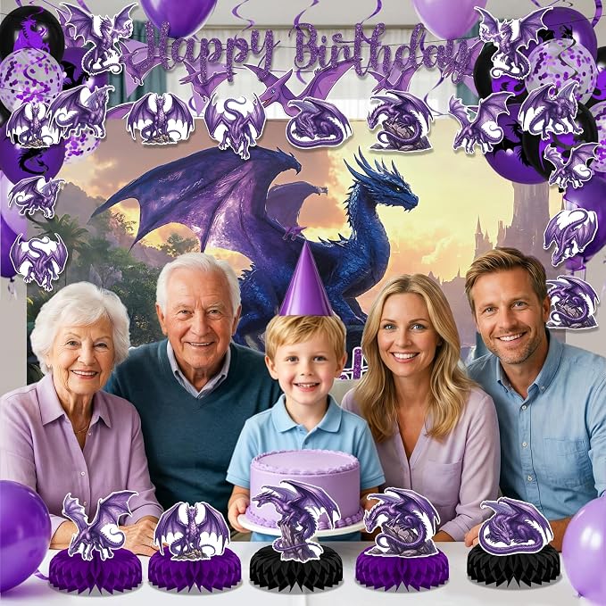 Dragon Birthday Party Decoration - Image 5