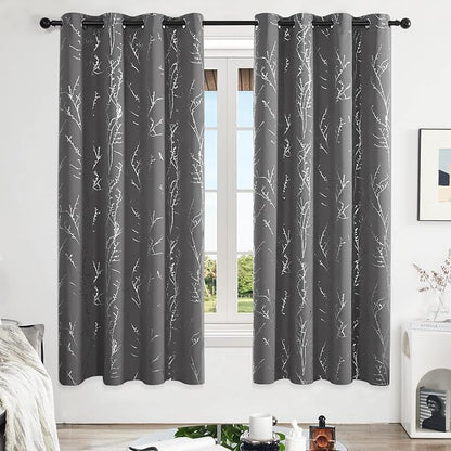 Deconovo Living Room Curtains 72 Inches Long, Thermal Insulated, Room Darkening - Image 2