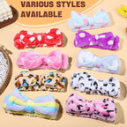 Teenitor Spa Headbands - 9Pcs Cute Bow Headbands for Women, Skincare and Makeup, Washing Face