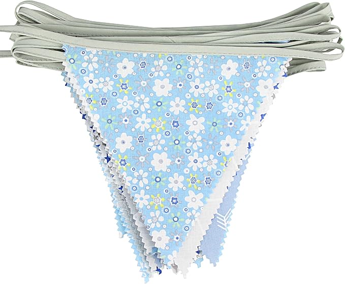 G2PLUS 39Ft Triangle Bunting Banner, Baby Shower, Room Decor - Image 4