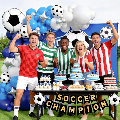Soccer Balloon Garland Arch Kit - Image 6