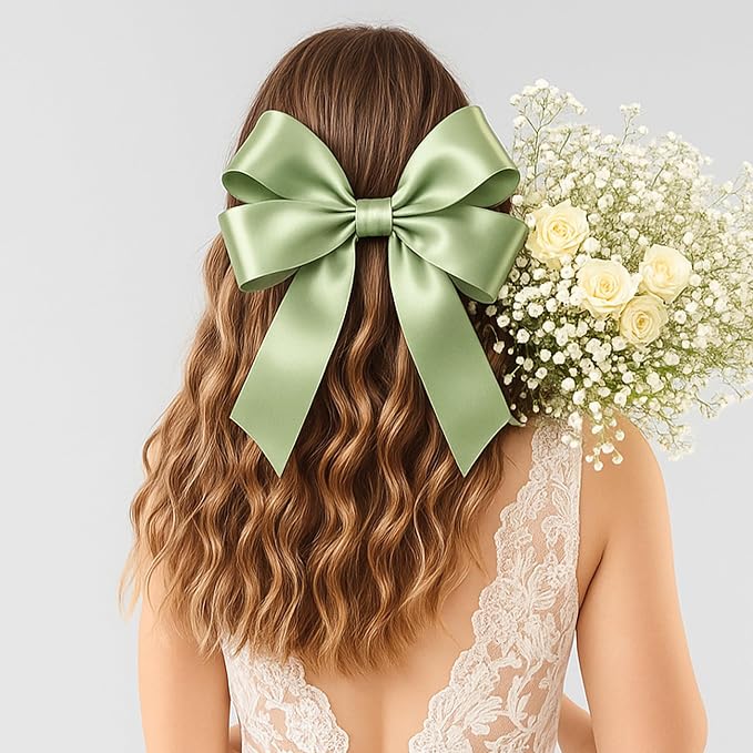 30Yards 1 1/2In Sage Green Ribbon - Image 5