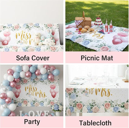 Wedding Backdrop Miss to Mrs Decorations - Image 7