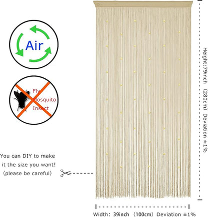 Beaded Curtain Door String Curtains - Image 4