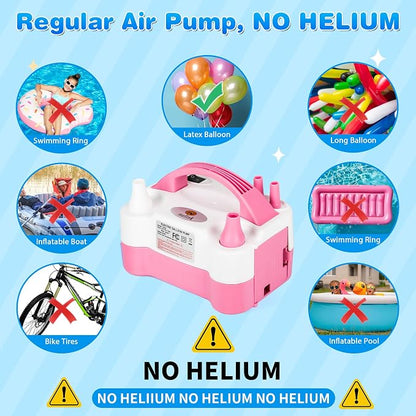 Electric Balloon Pump, Portable Electric Balloon Blower Machine Balloon Air - Image 4