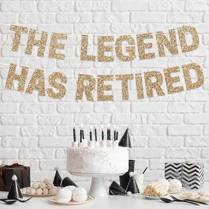 Pre-Strung The Legend Has Retired Banner - Image 7