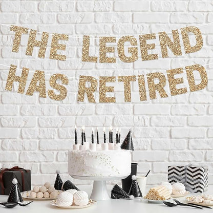 Pre-Strung The Legend Has Retired Banner - Image 7