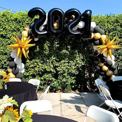 40 Inch Black 26 Number Balloons Giant 26 or 62 Balloons Black Birthday - Image 6