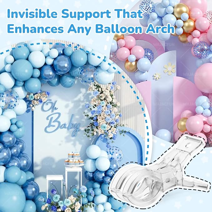 10 PCS Clear Balloon Arch Clips - Image 2