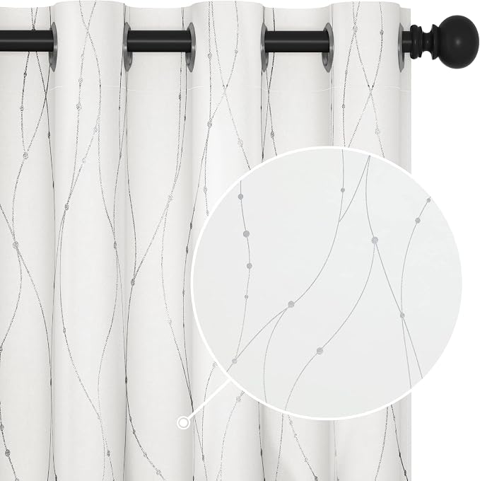 Deconovo Living Room Curtains 54 Inches Long, Thermal Insulated, Room Darkening by Unknown