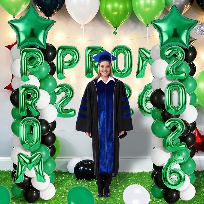 2 Set Green White Black Balloons Column Stand Kit Adjustable Tower Stand from - Image 6