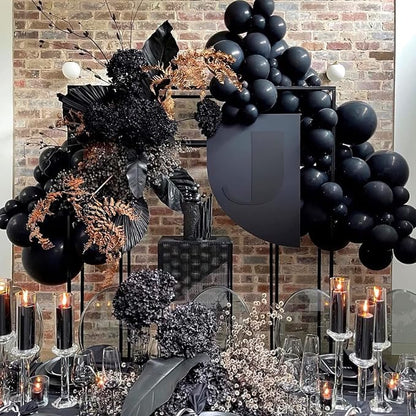 FOTIOMRG Black Balloons 12 inch, 50 Pack Black Party Balloons Good Quality - Image 7