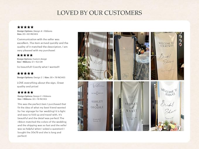 Custom Blue Striped Baby Shower Fabric Sign Hello Baby Linen Backdrop 1 | - Image 7