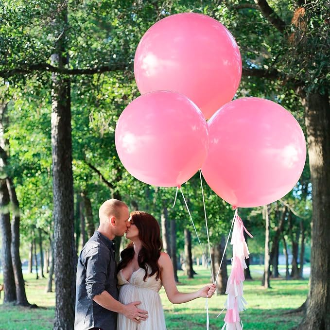 36 inch Pastel Pink Giant Balloons, balloons garland or arch as wedding - Image 5