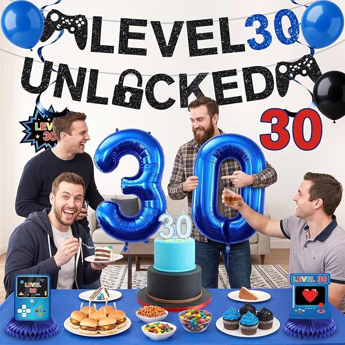 Level 30 Unlocked Birthday Decorations - Image 7