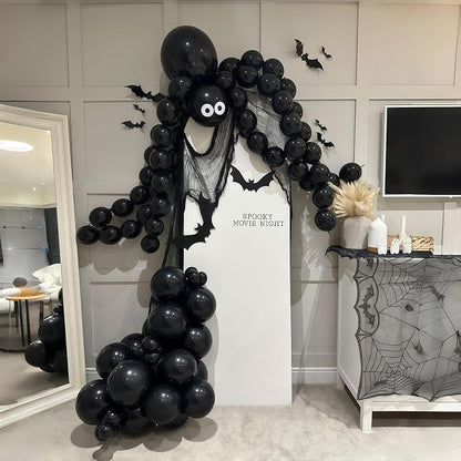 Black Halloween Spider Linking Balloon Set - Image 5