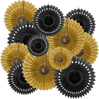 ZOOYOO Hanging Paper Fans Party Decorations, Ceiling Decor by ZOOYOO